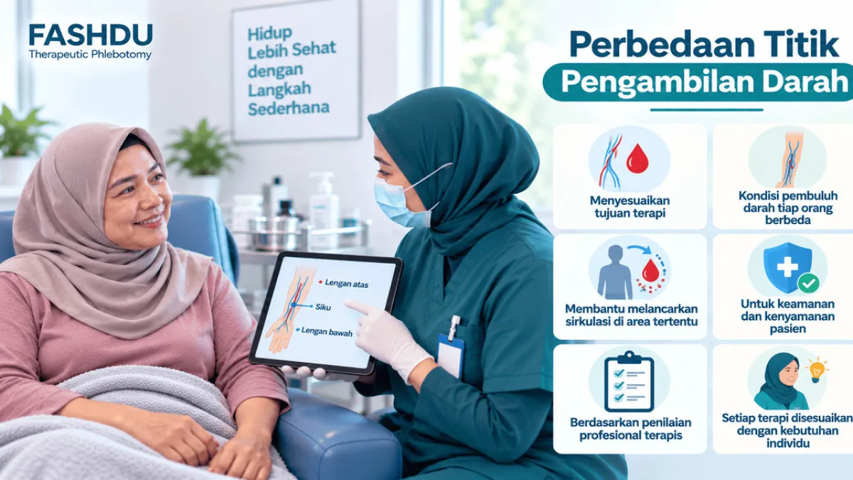 Mengapa Titik Pengambilan Darah Berbeda?