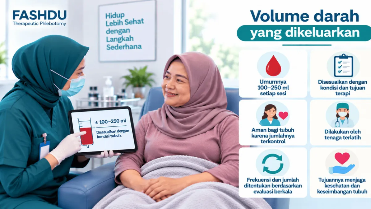 Berapa Banyak Darah yang Dikeluarkan dalam Terapi Fashdu?